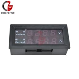 Voktta M4430 DC 100V 200V 10A Electronic Digital Voltmeter Ammeter 0.28'' LED Display Voltage Regulator Volt AMP Meter Tester