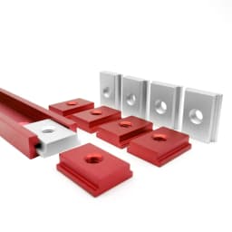 Workbench T-Slot Aluminium Alloy Miter Track T Sliding Slider T Bolts Nut Set Woodworking T-Track Jig Fixture Tools