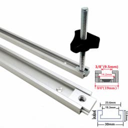 Workbench T-Slot Aluminium Alloy Miter Track T Sliding Slider T Bolts Nut Set Woodworking T-Track Jig Fixture Tools