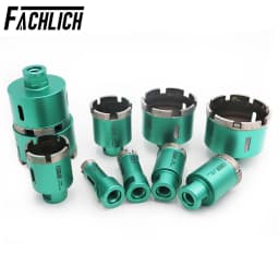 FACHICH 1pc M14 Dia20/25/35/40/45/50/68/75mm Welded Drill Core Bits Wet Drilling Marble Tile Ceramic Crowns Masonry Hole Saw