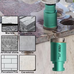 FACHICH 1pc M14 Dia20/25/35/40/45/50/68/75mm Welded Drill Core Bits Wet Drilling Marble Tile Ceramic Crowns Masonry Hole Saw