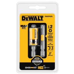 DEWALT Original DWA2PH2SL MAXFIT 2'' PH2 Impact Driver Bit Sleeve Set Pivoting Magnetic Sucker Tool Accessories