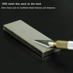AMAOE M40 Gold Steel Whetstone for Tweezers Correcting Repair Blade Soldering Tips Double Sided Polishing Grinding Tool Repair