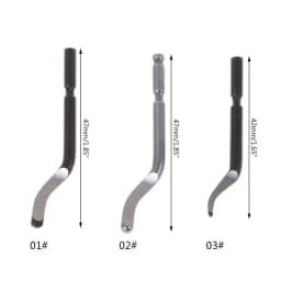 Rapid Steel Rotary Blade BS1010 BS1018 BK3010 Blade Plastic Copper Aluminum Corner Crack Deburring Trimming processing