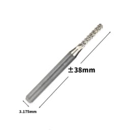 10pcs PCB Corn End Milling Cutter 0.5-3.175mm, 3.175mm (1/8) Shank Hard Alloy PCB Milling Cutter CNC Cutting Milling Cutter