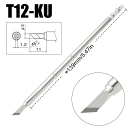 T12 Soldering Iron Tips T12-BC2 ILS J02 C1 KU for Hakko Fx951 DIY T12 Soldering Station Kits Welding Tools