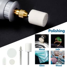 CMCP Rotary Tool Accessories for Power Drill Sanding Grinding Polishing Dremel Accessories Wood Metal Engraving Abrasive Tool