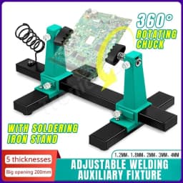 Adjustable MotherBoard PCB Holder 360 ° Rotation Printed Circuit Board Jig Soldering lron Assembly Stand Clamp Repair Tools