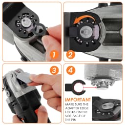 8/10Pcs Japanese Oscillating Saw Blades HighCarbon teel Bi-Metal Curved edge Multitool Blades Sharp Wear Resistant Cutter Blade