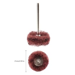40/80 PCS Mini Drill Abrasive Brush Nylon Fiber Polishing Wheel 3mm Shank for Dremel Accessories Tools Glass Metal Polishing