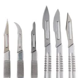 10pcs Carbon Steel Carving Scalpel Knife 10# 21# 23# 24# 25# Surgical Blades DIY Cutting Motherboard BGA Repair Surgical Knife