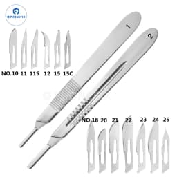 10pcs Carbon Steel Carving Scalpel Knife 10# 21# 23# 24# 25# Surgical Blades DIY Cutting Motherboard BGA Repair Surgical Knife