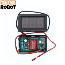 AC 70-500V 0.56" LED Digital Voltmeter Voltage Meter Volt Instrument Tool 2 Wires Red Green Blue Display 110V 220V DIY 0.56 Inch