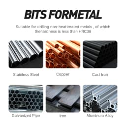 HUHAO M35 Cobalt Drill Bits Set With Metal Case Twist Drill Bit For Stainless Steel Wood Metal Drilling Electric Drill Tool