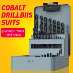 HUHAO M35 Cobalt Drill Bits Set With Metal Case Twist Drill Bit For Stainless Steel Wood Metal Drilling Electric Drill Tool