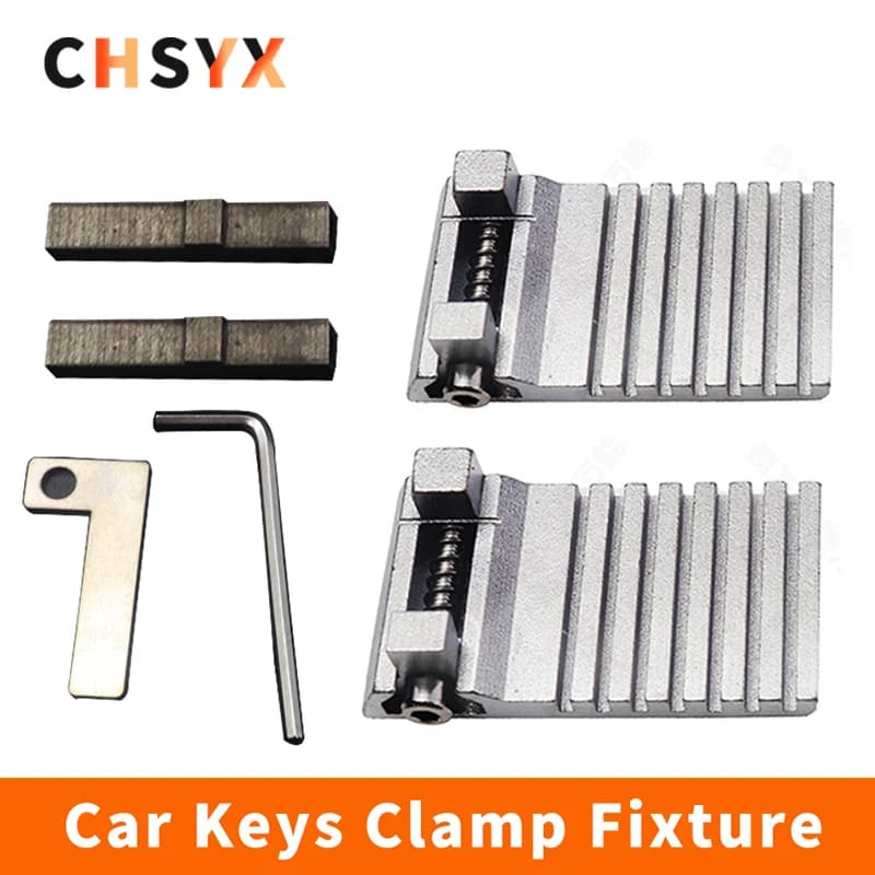 2pcs/lot For New Universal Key Machine Fixture Clamp Locksmith Tools Replacement Parts for All Key Copy Machine