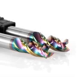 GAMONT HRC65 3-Flute Tungsten Steel Carbide Colorful Coating Endmill CNC Machinery Aluminum Special U-groove Milling Cutter Tool
