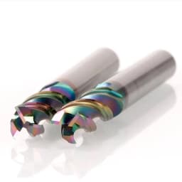 GAMONT HRC65 3-Flute Tungsten Steel Carbide Colorful Coating Endmill CNC Machinery Aluminum Special U-groove Milling Cutter Tool