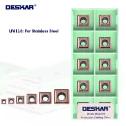 DESKAR 100% Original SPMG050204 SPMG060204 SPMG07T308 SPMG090408 SPMG110408 SPMG140512PG LF6118 10pc Lathe U-Drill Carbide Blade