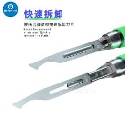 Mijing Quick Release Kinfe KC8 Motherboard IC Remove Glue Rework Blade CPU Disassemble Knife Chip Repair Scraper Pry Knife Kit