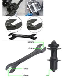 Bike Hub Cone Spanner Portable Head Open End Axle Wrench Bicycle Repair Tool Accesories 13/14/15/16mm