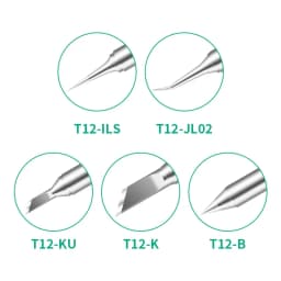 T12 Set Soldering Iron Tips Welding Tools T12-I ILS JL02 KU K BC2 D16 Electric Soldering Iron For Hakko FX951 Rework Station