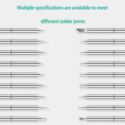 T12 Set Soldering Iron Tips Welding Tools T12-I ILS JL02 KU K BC2 D16 Electric Soldering Iron For Hakko FX951 Rework Station