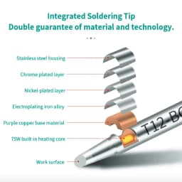 T12 Set Soldering Iron Tips Welding Tools T12-I ILS JL02 KU K BC2 D16 Electric Soldering Iron For Hakko FX951 Rework Station