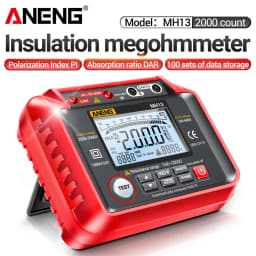 ANENG MH13 Ohm Voltage Tester Digital Multimeter Megometro Insulation Earth High Resistance Meter Tester Megohmmeter Tool