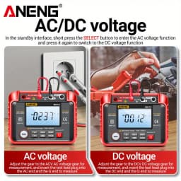 ANENG MH13 Ohm Voltage Tester Digital Multimeter Megometro Insulation Earth High Resistance Meter Tester Megohmmeter Tool