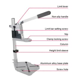 For Woodwork Rotary Tool 400mm Electric Drill Bracket Drill Holder Power Grinder Accessories Bench Drill Stand Base Frame