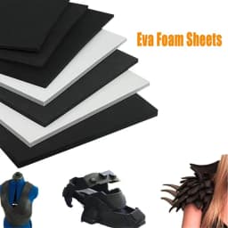 1pcs 1/2/3/5/10mm Thickness EVA Foam Sheet Sound Absorbing Sound Insulation Foam Process EVA Sheet Handmade Model Making Materia