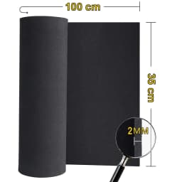 1pcs 1/2/3/5/10mm Thickness EVA Foam Sheet Sound Absorbing Sound Insulation Foam Process EVA Sheet Handmade Model Making Materia