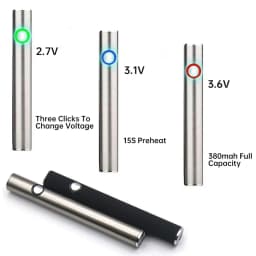 New 510 preheated battery MAX bottom charging diameter 11.2mm three-speed regulator cbd battery bar soldering iron
