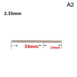 10/12pcs Sandpaper Clamp 2.35/3.0mm Fixing Rod Split Mandrels Long Abrasive Holder Clip For Electric Grinder Accessories
