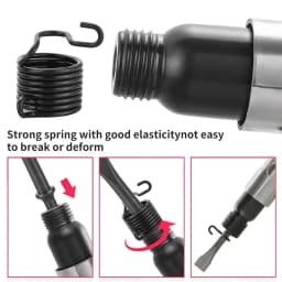 3/8'' 150mm Air Hammer Professional Handheld Pistol Gas Shovels Small Rust Remover Air Shovel Pneumatic Tools with 4 Chisels