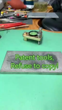 Watch repair tool, polishing and polishing screw parts, large steel wheel, fast and slow clamps