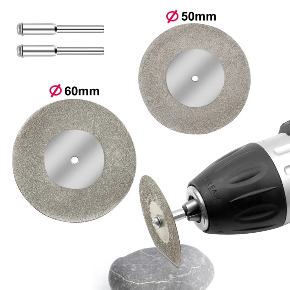 Mini Diamond Cutting Disc Set For Rotary Accessories 40 50 60mm Diamond Grinding Wheel Rotary Circular Saw Blade Abrasive