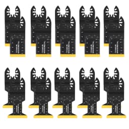Titanium Oscillating Saw Blades Kits, Metal Cutting,Multitool, Fit Dewalt Bosch Worx, Milwaukee Ryobi, 20 Pcs