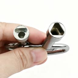 Tap Water Valve Triangle Wrench Chassis Cabinet Door Elevator Door Lock Valve Key Multi-purpose Triangle Key