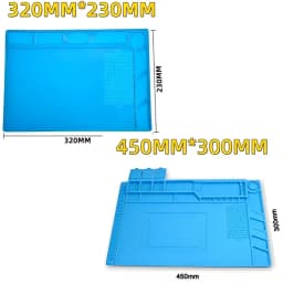 Silicone Soldering Mat ESD Antistatic Heat Insulation Motherboard Electronics Phone Repair Maintenance Working Platform Pad