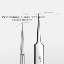 German Ultra-fine No. 5 Cell Pimples Blackhead Clip Tweezers Beauty Salon Special Scraping & Closing Artifact Acne Needle Tool