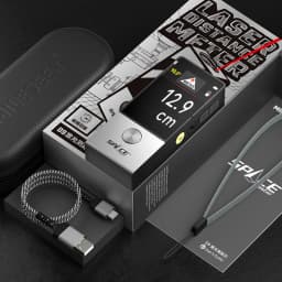 MiLESEEY D9 Laser Distance Meter, Bluetooth Laser Tape Measure, 100M Laser Measure with Visual Aligning, Easily Draw CAD
