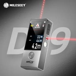 MiLESEEY D9 Laser Distance Meter, Bluetooth Laser Tape Measure, 100M Laser Measure with Visual Aligning, Easily Draw CAD