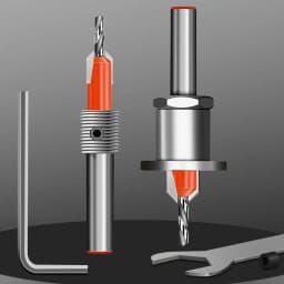 Adjustable Countersink Drill Bits 8mm Shank Drill Bit Set Screw Woodworking Chamfer Tool Quick Change 2.8mm 3mm 3.2mm 3.5mm 4mm
