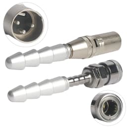 Reciprocating Linear Motor Parts M6 Suction Cup Adapter 3XLR Extension Rod for Telescopic Linear Actuator Attachment Holder