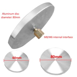 Reciprocating Linear Motor Parts M6 Suction Cup Adapter 3XLR Extension Rod for Telescopic Linear Actuator Attachment Holder