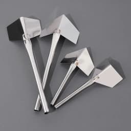 4Pcs Construction Tools Stainless Steel Putty Knife Drywall Scrapers Hand Tool Inside Outside Corner Scraping Yin Yang Puller