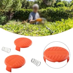 2Pcs Trimmer Spool Line Cap Cover For Black & Decker Reflex GH400 GLC120 ST5530 CST1000 GL30 GL120C GL280 GL301 GL340 GL420C