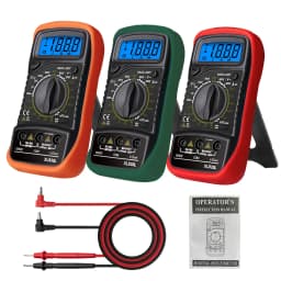 XL830L Handheld Digital Multimeter LCD Backlight Portable AC/DC Ammeter Voltmeter Ohm Voltage Tester Meter Multimetro
